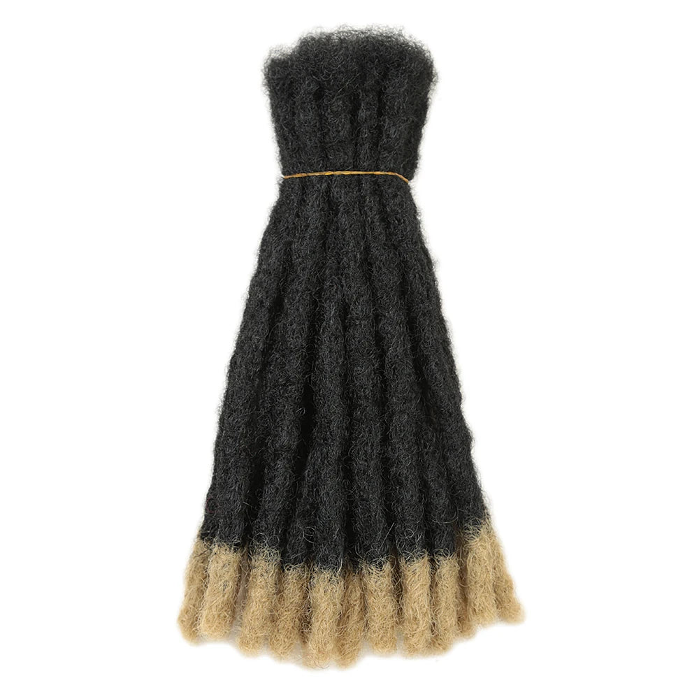 10 Inch Synthetic Dreadlocks Crochet Braids Hair  Handmade Locs Hip-Hop Style For Men And Women Ombre Braiding wig Extensions He