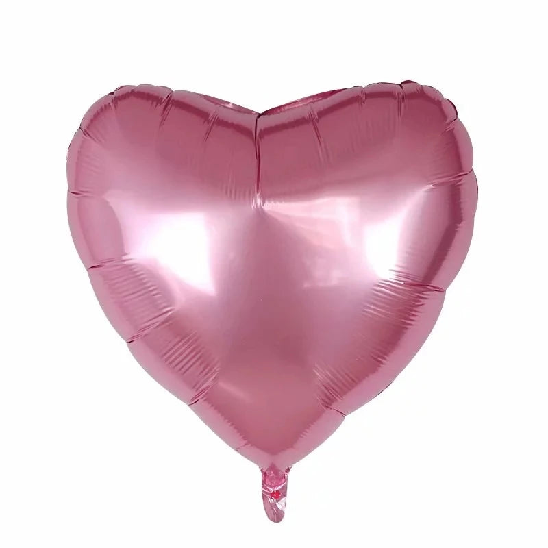 Big Heart Balloon 75cm Red Heart Shape Air Party Balloons Valentines Day Wedding Love Decorations Marriage Supplies Foil Balloon