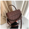 Trendy Plaid Women Shoulder Bag Fashion Chain Crossbody Bags Brand Designer Handbags and Purses Small Flap Top Handle Bags