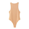 summer solid sexy bodycon women bodysuits female 8 color green slim casual  bodysuit chic lady club short playsuits femme