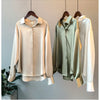 Elegant Satin Loose Women Shirt Spring Turn-down Collar Ladies Blouse Autumn Vintage Casual Button Silk Tops