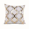 Love Black And White Bronzing Cushion Decorative Pillows Gold Foil Geometric Pillowcase Home Decor Sofa Throw Pillow 17*17inch