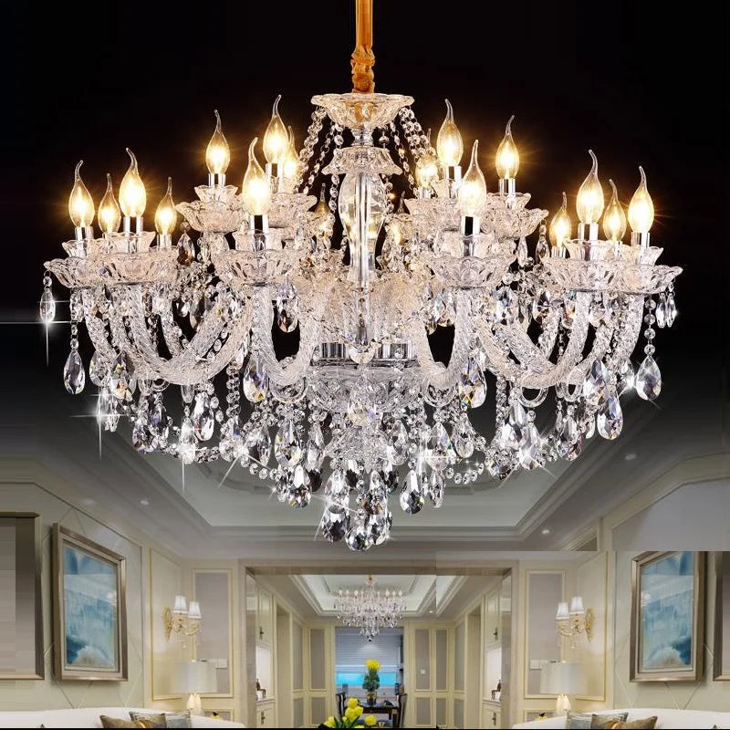Luxury New K9 Modern Crystal Lustres De Cristal Lamps Chandeliers AC110V/220V Home Decoration Lighting Fixture for Living Room