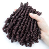 Bob Spring Twist Hair Prelooped Crochet Hair Braids 6 Inch synthetic Short passion twist hair pre twisted By Flyteng