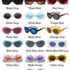 Kurt Cobain Retro Oval Sunglasses Man Vintage Fashion Brand Sun Glasses Classic White Black Lentes De Sol Mujer