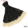 10 Inch Synthetic Dreadlocks Crochet Braids Hair  Handmade Locs Hip-Hop Style For Men And Women Ombre Braiding wig Extensions He