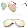 Classic Aviation sunglasses For Boy And Girl Colorful Mirror Pilot Sun Glasses Children Sunglasses Kids Sunglasses Eyewear