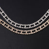 Flatfoosie Hip Hop Iced Out Chunky Cuban Chain Anklets For Women Luxury Rhinestone Link Ankle Bracelet Beach Barefoot Jewelry