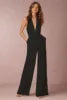 2022 New Fashion Backless Jumpsuits Women Solid Sleeveless Rompers Casual Overalls Halter Sexy Jumpsuit for Women