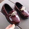 Children's Shoes Girls Autumn Princess Fashion Leather Shoes Kids Soft Sole British Style Black Student Performance Shoes
