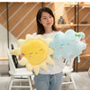 Cute Sun Cloud Plush Pillow Stuffed Soft Creative Plush Sun Cloud Toy Car Pillow Home Decor Kids Toys