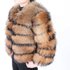 Maomaokong 2025 Natural Real Fox Fur Coat Women Winter Warm Luxury Fur Jacket Detachable Long Sleeves Female Vest Furry Coats