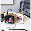 2024 Metal Clip Small Square Bag New Fashion Dinner Flower Shoulder Diagonal Handbag Bags  Shoulder Bags 822