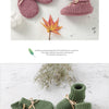 Baby Shoes + Gloves Set Knit Newborn Girls Boys Boots Mitten Fashion Butterfly-knot Toddler Infant Slip-On Bed Shoes Hand Made