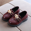 Children's Shoes Girls Autumn Princess Fashion Leather Shoes Kids Soft Sole British Style Black Student Performance Shoes