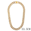 Caraquet Punk Hip Hop Cuban Link Chain Choker Necklace Iced Out Rapper Crystal Necklace Fashion Bling Rhinestone Jewelry Gift