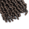 Bob Spring Twist Hair Prelooped Crochet Hair Braids 6 Inch synthetic Short passion twist hair pre twisted By Flyteng