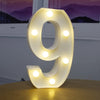 Luxury Alphabet Letter LED Lights Luminous Number Lamp  Battery Night Light for Home Wedding Birthday Christmas Party Decoration