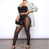 See Through Tights Mesh Jumpsuit Women Outfit 2022 Skinny Stretch See Through Leggings Pants