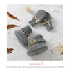 Baby Shoes + Gloves Set Knit Newborn Girls Boys Boots Mitten Fashion Butterfly-knot Toddler Infant Slip-On Bed Shoes Hand Made