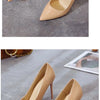 HOT Plus Size 34-44 HOT Women Shoes Pointed Toe Pumps Patent Leather Dress High Heels Boat Shoes Wedding Shoes Zapatos Mujerd76