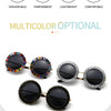 Luxury Brand Designer Round Diamond Sunglasses Women Fashion Vintage Party Travel Steampunk Sun Glasses Sexy Ladies Shades UV400