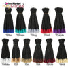 10 Inch Synthetic Dreadlocks Crochet Braids Hair  Handmade Locs Hip-Hop Style For Men And Women Ombre Braiding wig Extensions He
