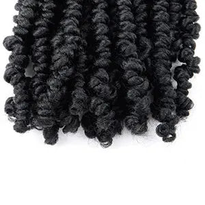 Bob Spring Twist Hair Prelooped Crochet Hair Braids 6 Inch synthetic Short passion twist hair pre twisted By Flyteng