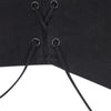 Women's Off Shoulder Strapless Lace Up Bustier Corset, Crop Tops, Black Sleeveless Vest, Cropped Feminino