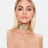 Fashion Metal Sequins Chokers Necklace Jewelry Women Statement Choker Wedding Necklace Jewelry Accessories For A Gift