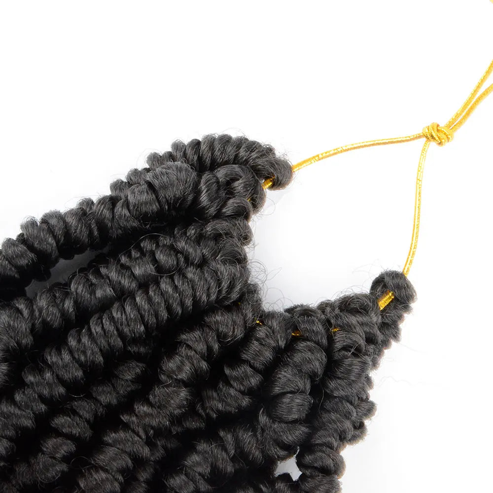 Bob Spring Twist Hair Prelooped Crochet Hair Braids 6 Inch synthetic Short passion twist hair pre twisted By Flyteng