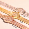 BS Women Watch Famous Luxury Brands Diamond Ladies Wrist Watches Female Small Wristwatch Rose Gold Watch Women Montre Femme 2022