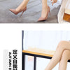 HOT Plus Size 34-44 HOT Women Shoes Pointed Toe Pumps Patent Leather Dress High Heels Boat Shoes Wedding Shoes Zapatos Mujerd76
