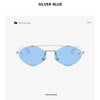 Rimless Diamond Sunglasses Square Women Men Retro Sun Glasses Brand Designer Eyewear UV400 Shades Oculos Female Gafas