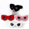 Cat Eye Sunglasses Women Punk Soft Fur Velvet Ladies Sun Glasses 2024 Luxury Brand Trendy Shades Eyewear Oculos De Sol Feminino