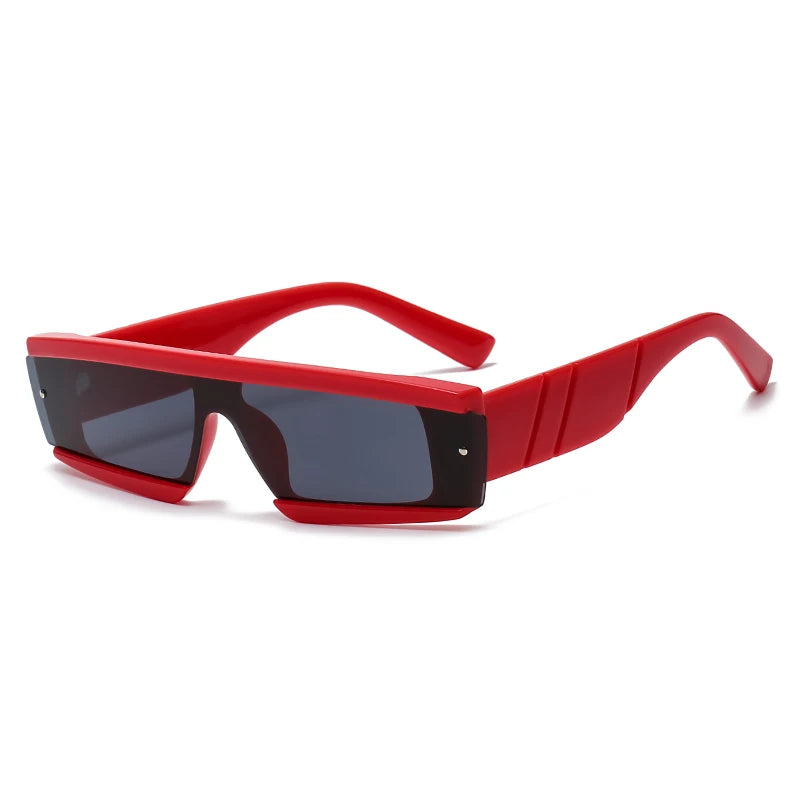 Rimless Square Sunglasses Women Punk Vintage Brand Green Black Shades Sun Glasses Men Trend Female Eyewear Designer Oculos