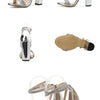 Eilyken Sexy Crystal Diamond Woman Sandals Fashion Buckle Strap Banquet Party High Heels Summer Ladies Shoes