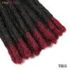 10 Inch Synthetic Dreadlocks Crochet Braids Hair  Handmade Locs Hip-Hop Style For Men And Women Ombre Braiding wig Extensions He