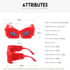Cat Eye Sunglasses Women Punk Soft Fur Velvet Ladies Sun Glasses 2024 Luxury Brand Trendy Shades Eyewear Oculos De Sol Feminino