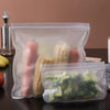 Silicone Food Storage Containers Reusable Food Storage Bags Lunch Bags Stand Up Zip Shut Bag Cup Fresh Food Leakproof Containers