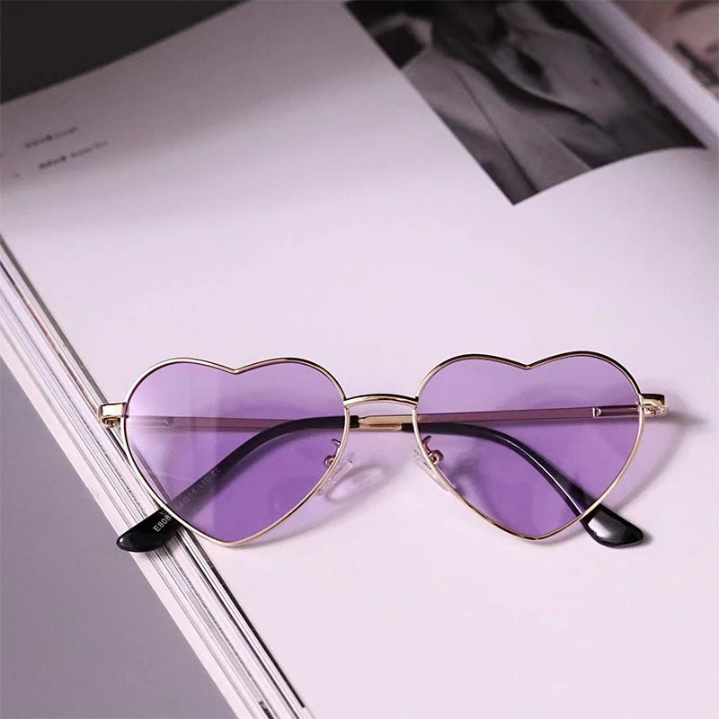 RUOBO Love Heart Shaped Polarized Sunglasses Women Men Sweet Design Eyewear Party Sun Glasses Outdoor Goggle UV400 Oculos De Sol