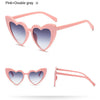 Love Heart Cat Eye Sunglasses Woman Vintage Christmas Gift Black Pink Red Heart Shape Sun Glasses For Woman Uv400