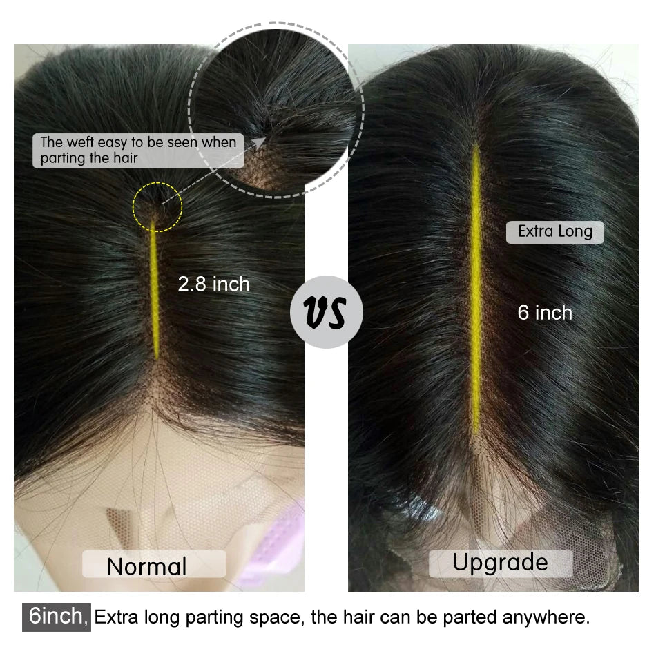 13x6 Yaki Straight Lace Front Wig Human Hair Fake Scalp Lace Wig Pre Plucked Remy Brazilian Lace Frontal Wig Glueless LUFFY
