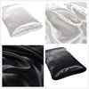 1Pc Queen Satin Silk Pillowcase Pillow Case Cover Home Bedding Smoothy Pillow Rectangle Bedding Pillow