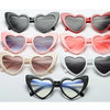 Love Heart Cat Eye Sunglasses Woman Vintage Christmas Gift Black Pink Red Heart Shape Sun Glasses For Woman Uv400