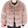 Maomaokong 2025 Natural Real Fox Fur Coat Women Winter Warm Luxury Fur Jacket Detachable Long Sleeves Female Vest Furry Coats