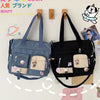 Nylon Waterproof Canvas Women Handbags Shoulder Bag Japanese Ladies Messenger Bag Student School Crossbody Bags for Girl Satchel