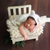 Handmade Baby Bamboo Bed Newborn Photography Props Wood Bed Infant Poses Chair Baby Photography Prop Studio Background Props