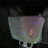 Luxury Diamond Rhinestone Car Storage Bag Organizer Seat Back Holder Multi-Pockets Car Backseat Stowing Tidying for Women