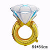 Love Heart Bear Foil Balloons Happy Birthday Valentine’s Day Party Decor Air Helium Globos Wedding Decorations Kids Toys Balloon